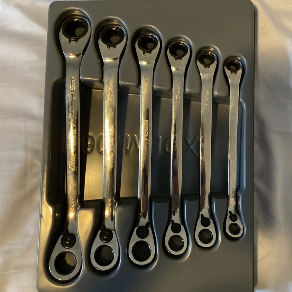 Blue Point Box Ratcheting Wrench Set 8MM -18 MM